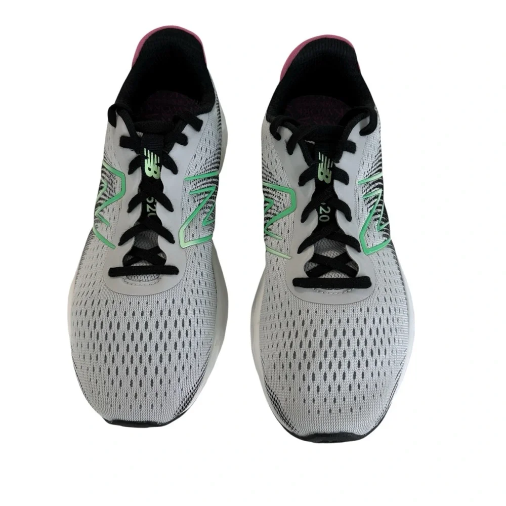 New Balance 520 V8 Running Shoes Raincloud Green Aura Pink Women's Size 8 - Picture 8 of 12